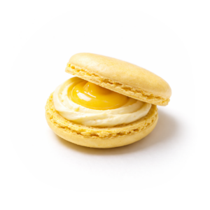 Lemon Macaron from Boss Level Bakery custom desserts