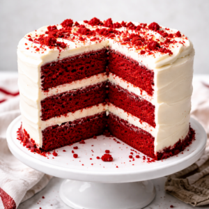 Red Velvet Cake from Boss Level Bakery custom desserts