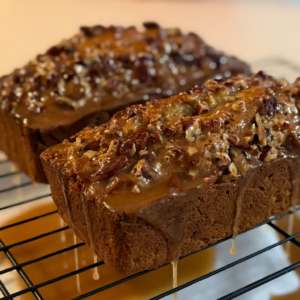 Banana Pecan Loaf from Boss Level Bakery custom desserts