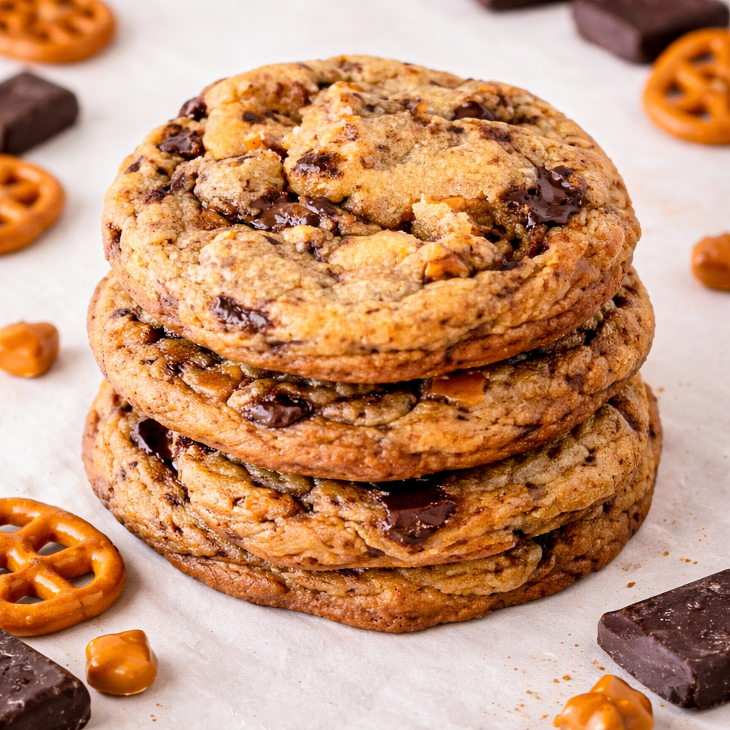 Kitchen Sink Cookies from Boss Level Bakery custom desserts