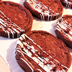 Red Velvet Cookies from Boss Level Bakery custom desserts