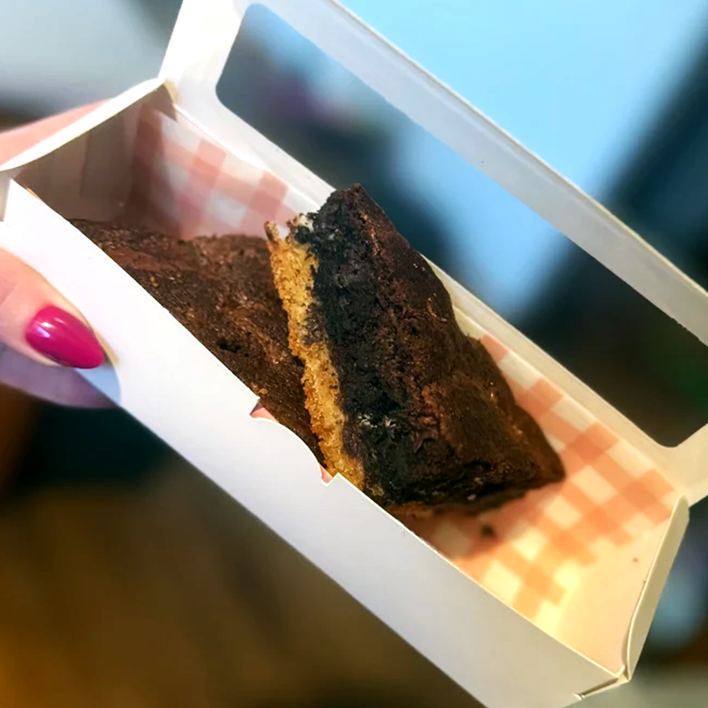 Slutty Brownie from Boss Level Bakery custom desserts